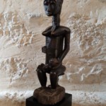 Statue Mère et l'enfant, Baoulé, C. d'Ivoire, Coll. part.